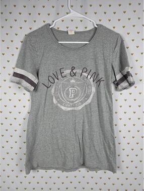 Victorias Secret PINK Vintage Y2k LOVE Logo Tee Shirt LARGE